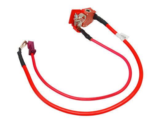 OEM Oe ব্যাটারি ক্যাবল স্থিতিশীল গুণমান ভাল স্থিতিশীলতা লাল রঙ oE: # 61126998059